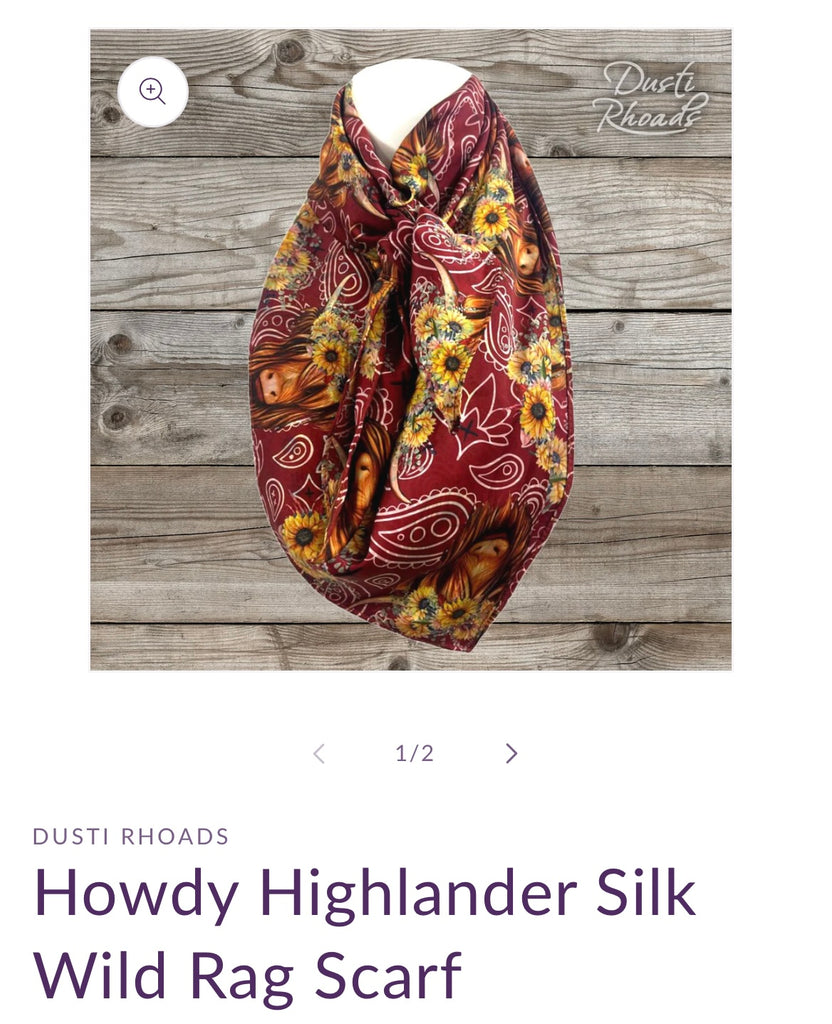 Wild Rags Howdy Highlander